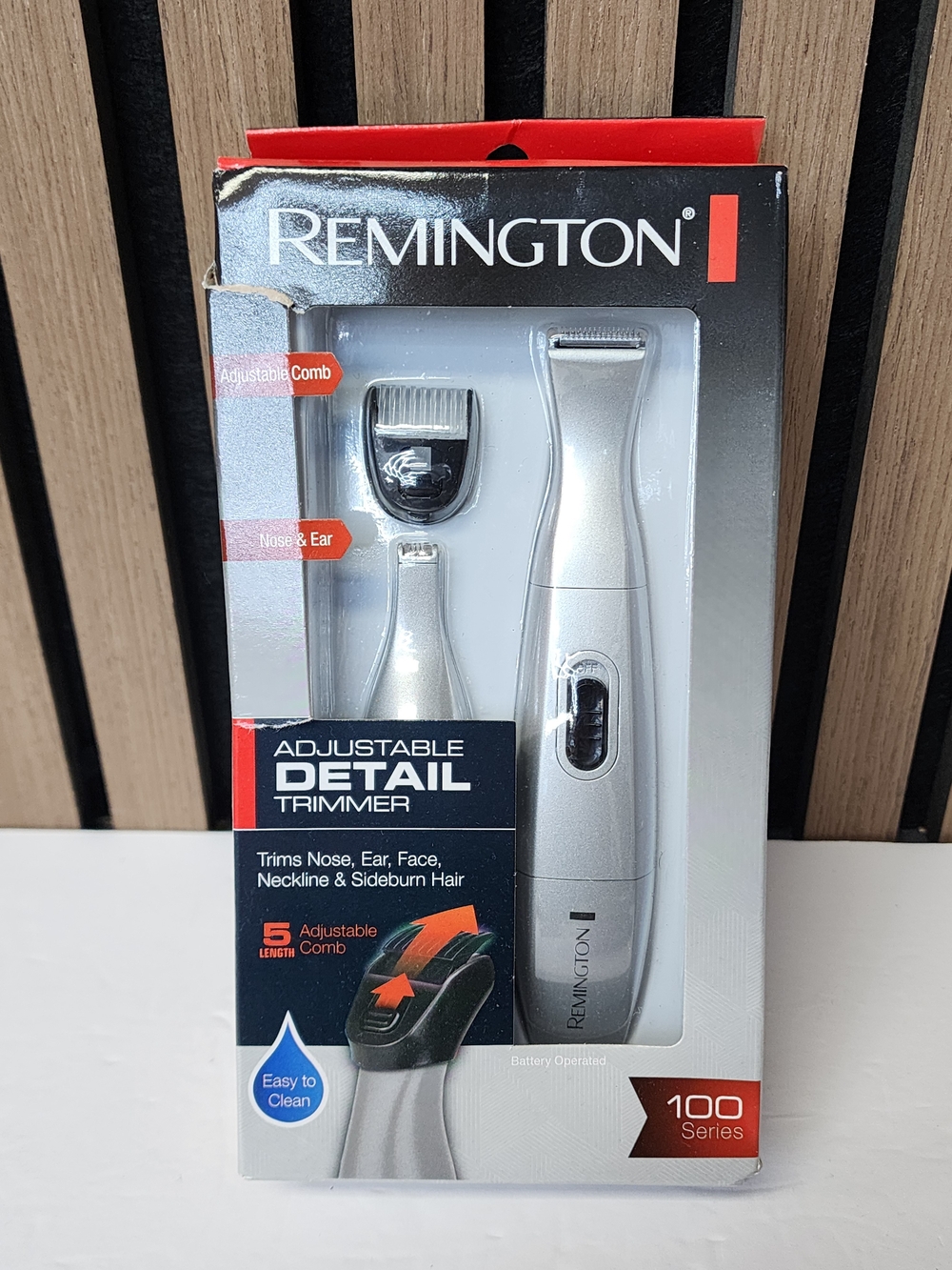 Remington Adjustable Detail Trimmer Battery Operated Model: PG-165 Brand New
